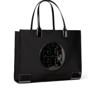 Tory Burch Nylon Black Tote Bag